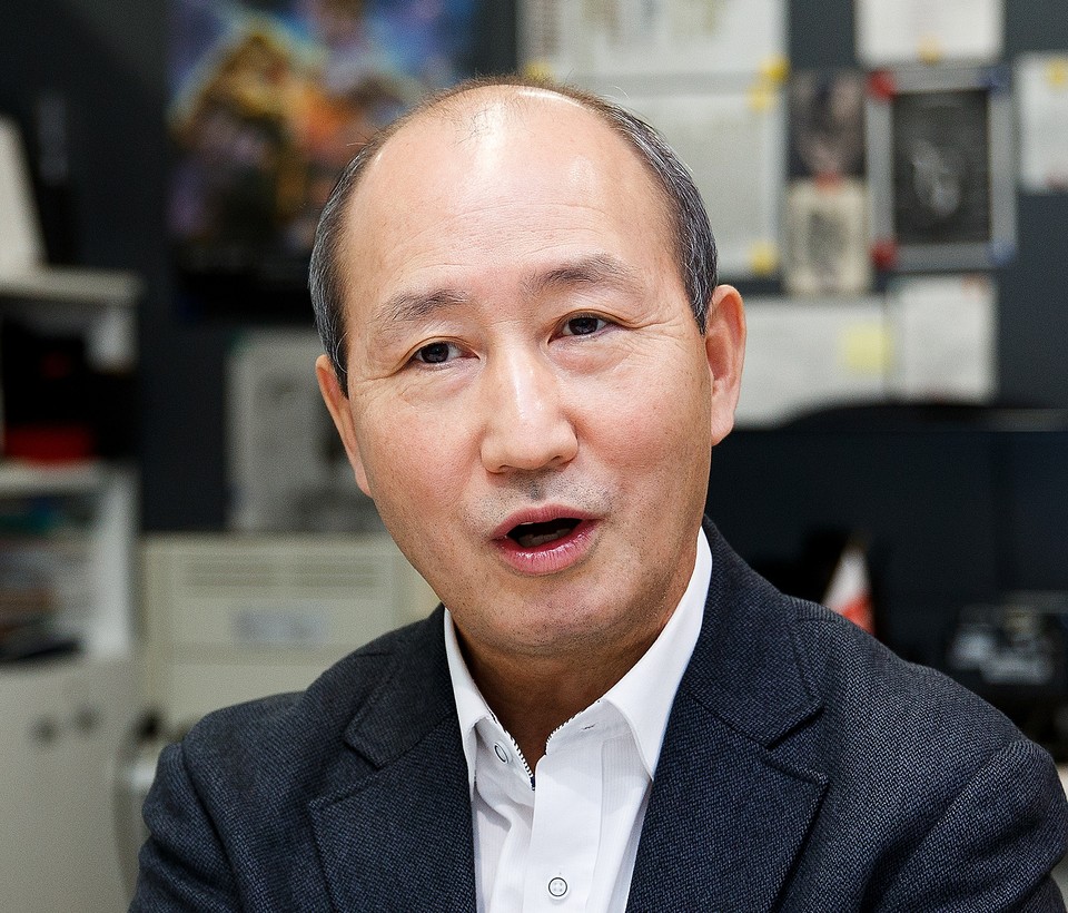 Oh Seung-mok, the chair of the 5G Forum. PHOTOGRAPH: Kwak hye-mi/Wired Korea